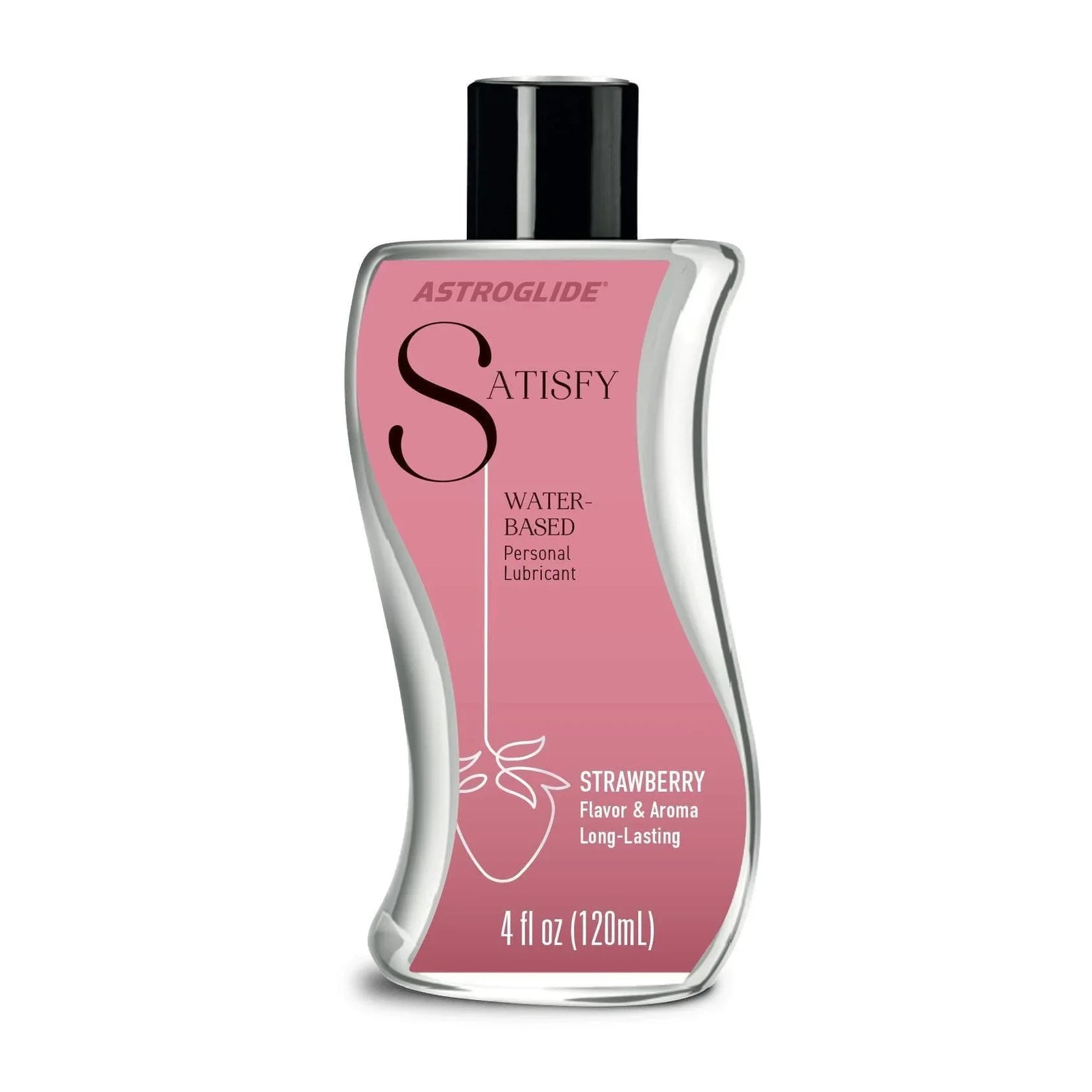 Astroglide Satisfy Strawberry Adult Retail Only Quality Lubricant 4 oz - Romantic Blessings