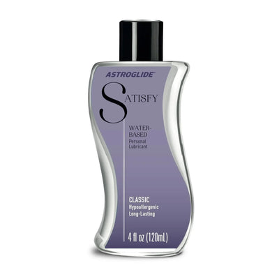 Astroglide Satisfy Classic Adult Retail Only Quality Lubricant 4 oz - Romantic Blessings