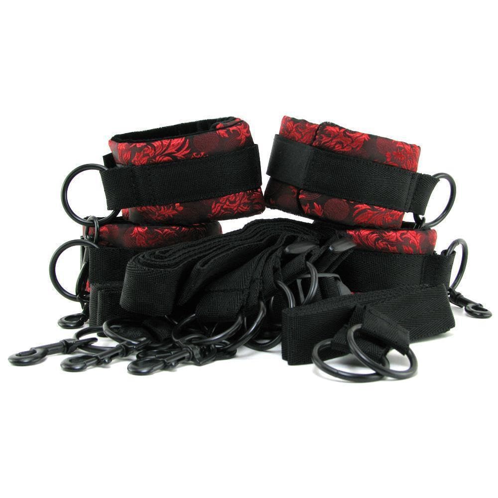 Scandal Couple's Role Play Adjustable Bed Restraints - Romantic Blessings