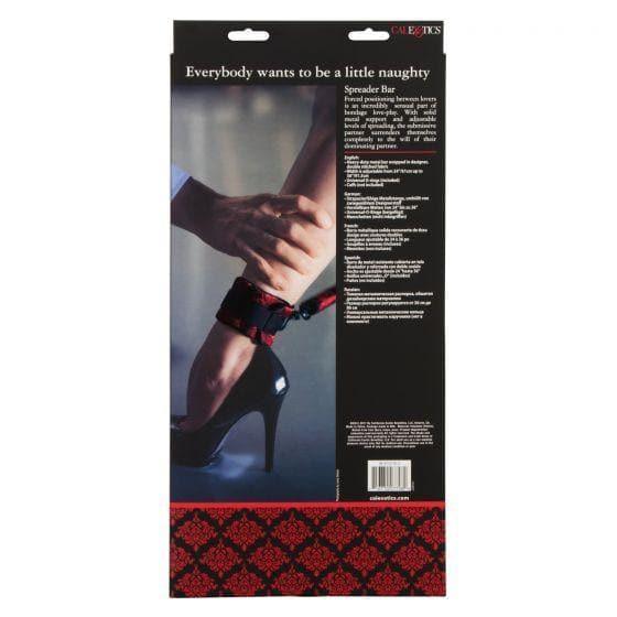 Scandal Spreader Bar Red/Black without Cuffs for Couples Erotic Role Play - Romantic Blessings