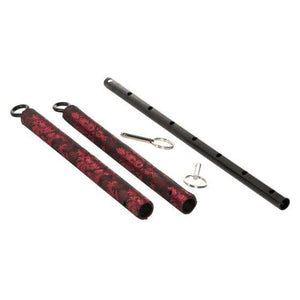 Scandal Spreader Bar Red/Black without Cuffs for Couples Erotic Role Play - Romantic Blessings