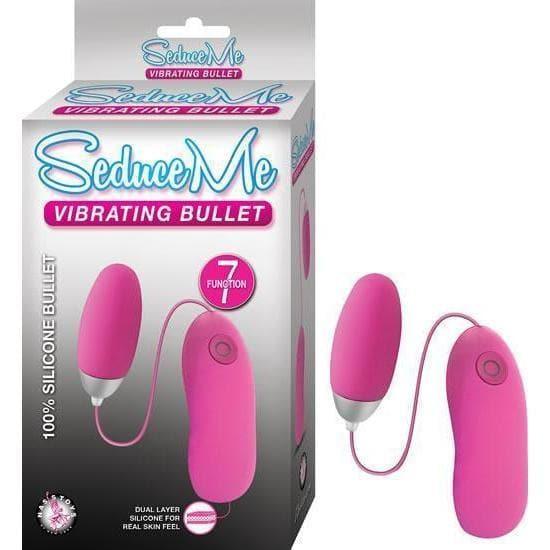 Seduce Me Vibrating 7 Function Silicone Bullet Pink with Attached Powe -  Romantic Blessings