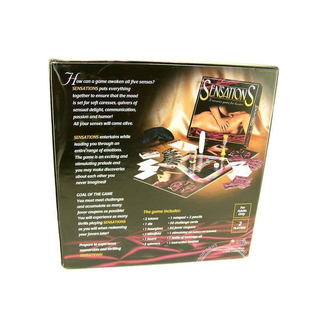 Sensations A Daring Sensuous Game For Lovers Board Game - Romantic Blessings