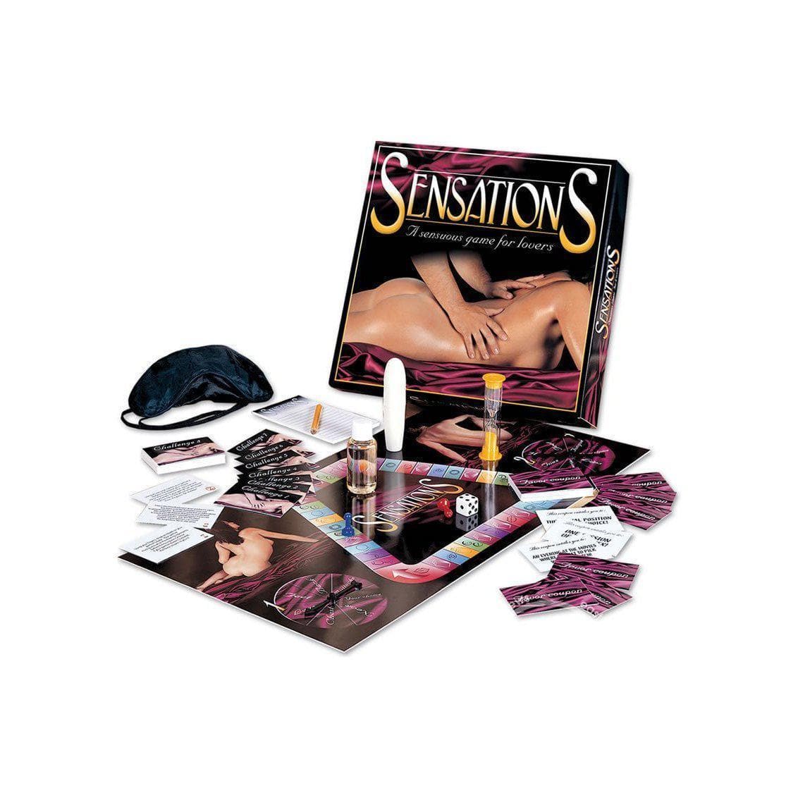 Sensations A Daring Sensuous Game For Lovers Board Game - Romantic Blessings