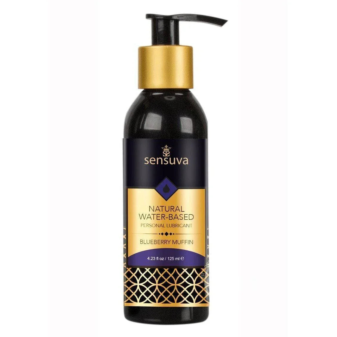 Sensuva Natural Water Based Blueberry Muffin Flavored Lubricant - Romantic Blessings