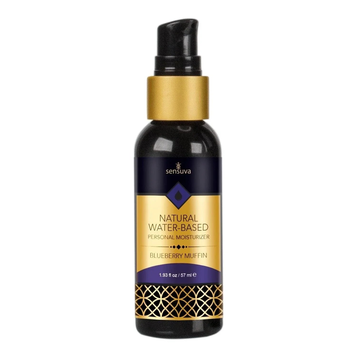 Sensuva Natural Water Based Blueberry Muffin Flavored Lubricant - Romantic Blessings