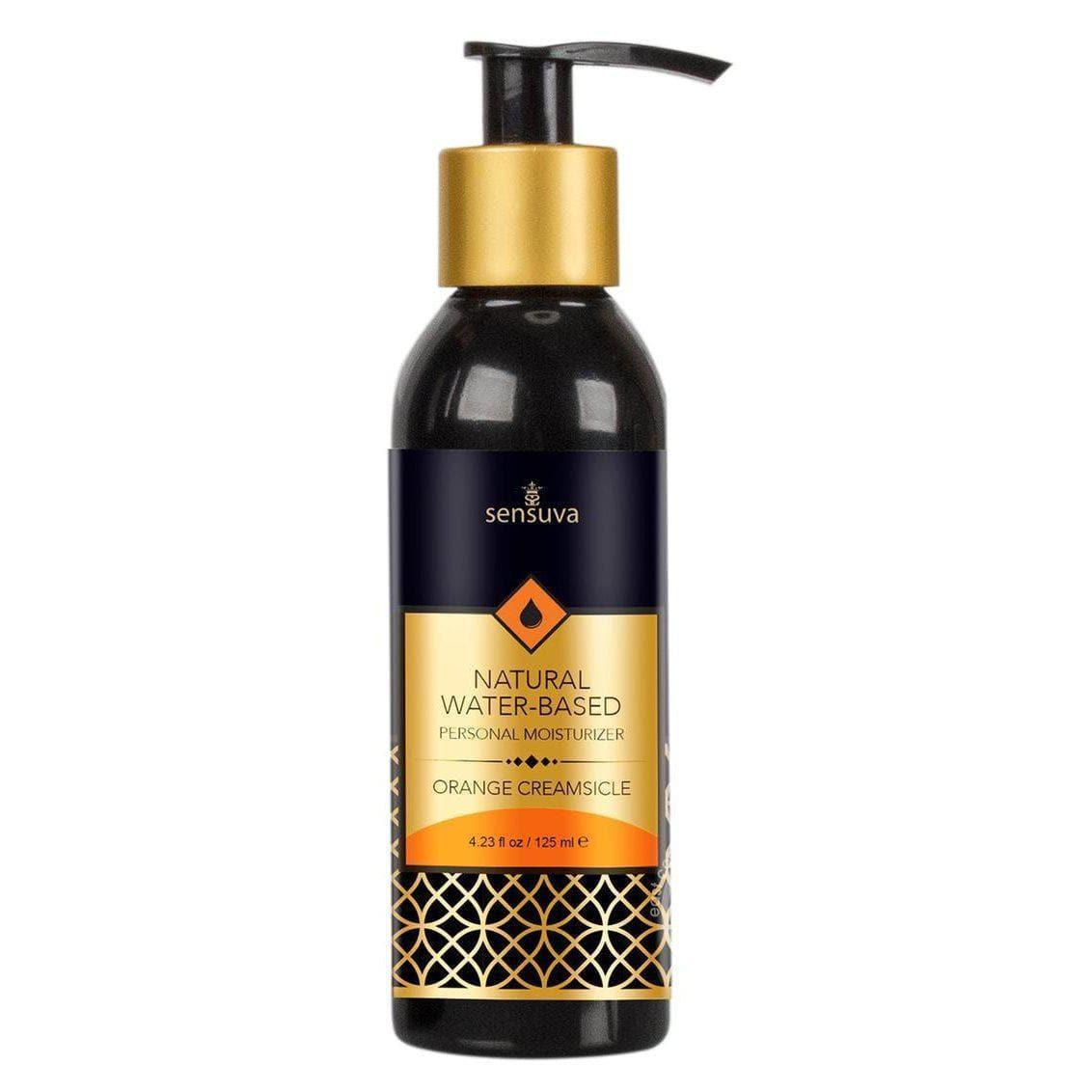 Sensuva Natural Water Based Orange Creamsicle Flavored Lubricant - Romantic Blessings