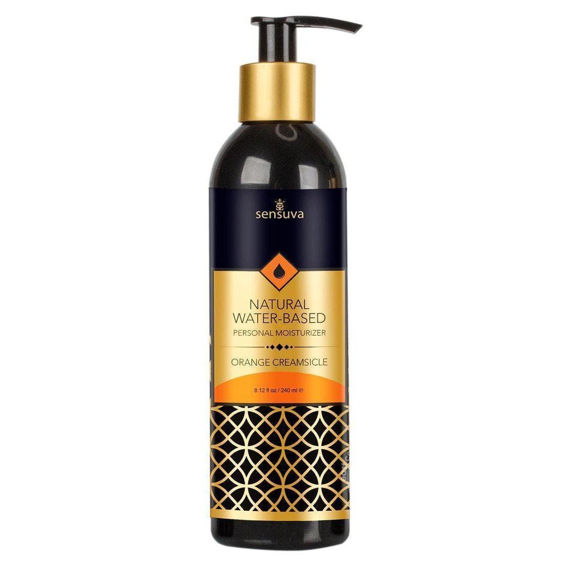 Sensuva Natural Water Based Orange Creamsicle Flavored Lubricant - Romantic Blessings