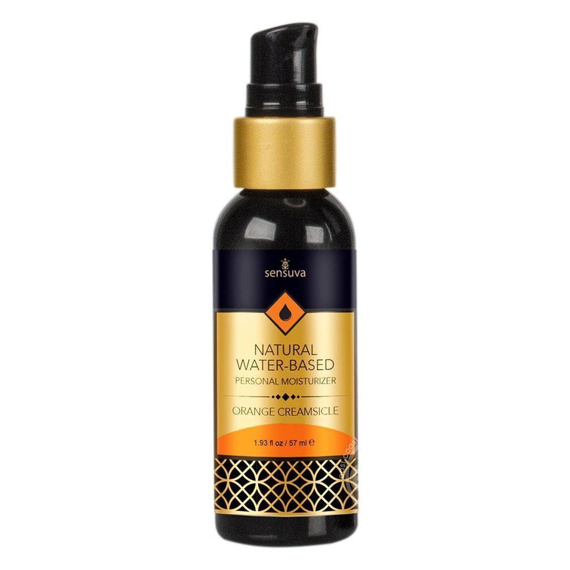 Sensuva Natural Water Based Orange Creamsicle Flavored Lubricant - Romantic Blessings
