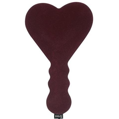 Sex And Mischief Enchanted Heart 10.25 inch Paddle Red & Black - Romantic Blessings