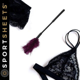 Sex & Mischief 7 inch Feather Tickler for Couples Sensual and Adventurous Play - Romantic Blessings