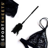 Sex & Mischief 7 inch Feather Tickler for Couples Sensual and Adventurous Play - Romantic Blessings