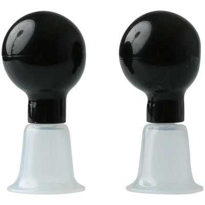Sex & Mischief Sexperiments Squeezable Bulb Nipple Suckers Nipple Clips For Him and Her - Romantic Blessings
