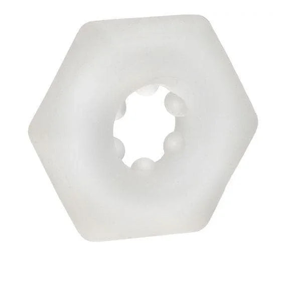 Sexagon Super Stretchy Penis Girth Erection Enhancer Ring - Romantic Blessings