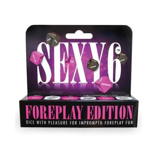 Sexy 6 Foreplay Edition Couples Foreplay Fun Dice Game with 720 Possible Outcomes - Romantic Blessings