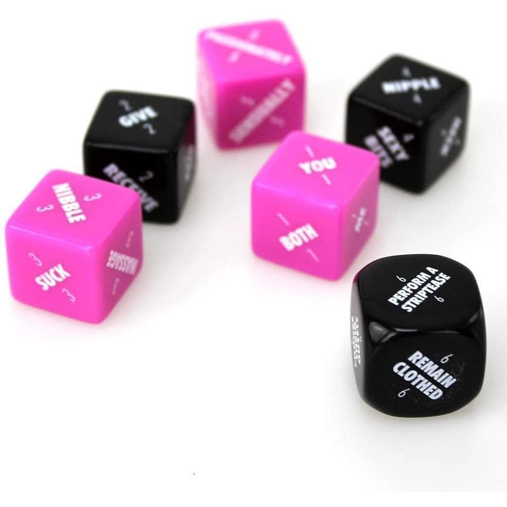 Sexy 6 Foreplay Edition Couples Foreplay Fun Dice Game with 720 Possible Outcomes - Romantic Blessings