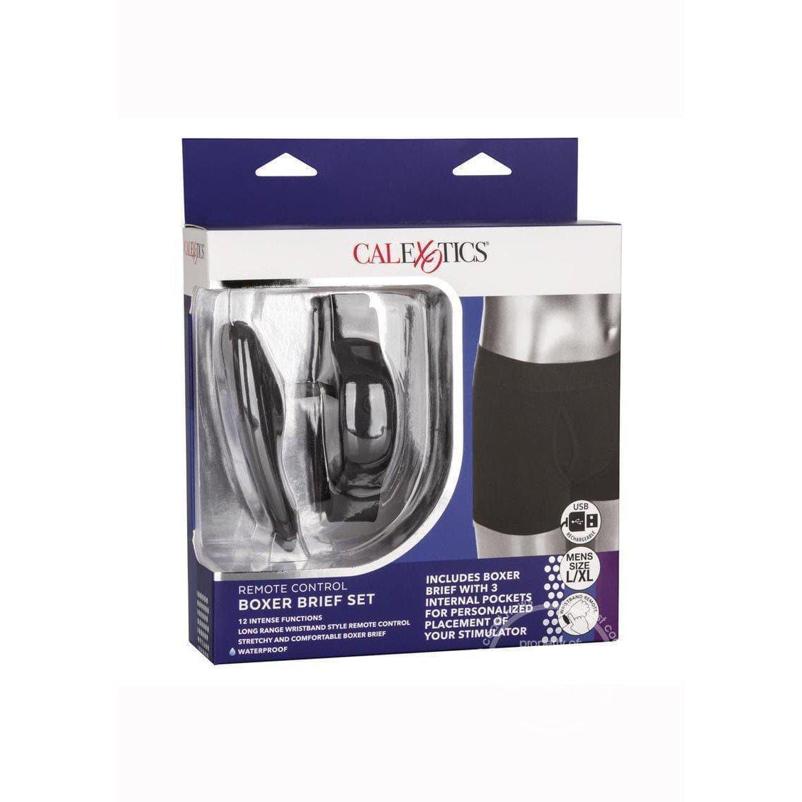 Silicone Rechargeable Boxer Brief Panty 3 pc Vibrator With Remote Control - Romantic Blessings