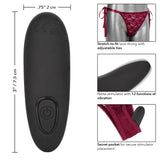 Silicone Rechargeable Lace Thong Panty 3 Piece Vibrator With Remote Control - Romantic Blessings