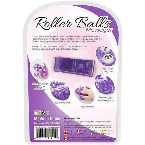 Simple & True Roller Balls Massager Glove - Romantic Blessings