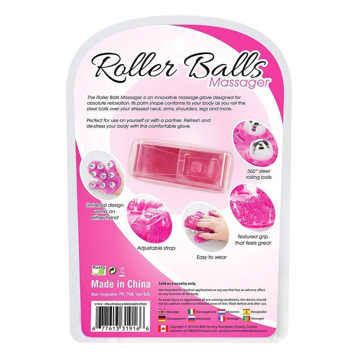 Simple & True Roller Balls Massager Glove - Romantic Blessings