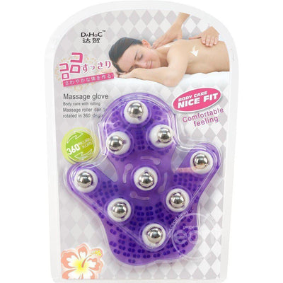 Simple & True Roller Balls Massager Glove - Romantic Blessings