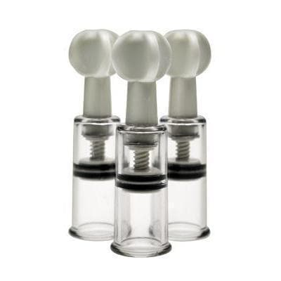Size Matters Twisted Triplets Nipple & Clitoris Suckers with Self Contained Powerful Suction - Romantic Blessings
