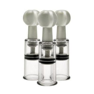 Size Matters Twisted Triplets Nipple & Clitoris Suckers with Self Contained Powerful Suction - Romantic Blessings