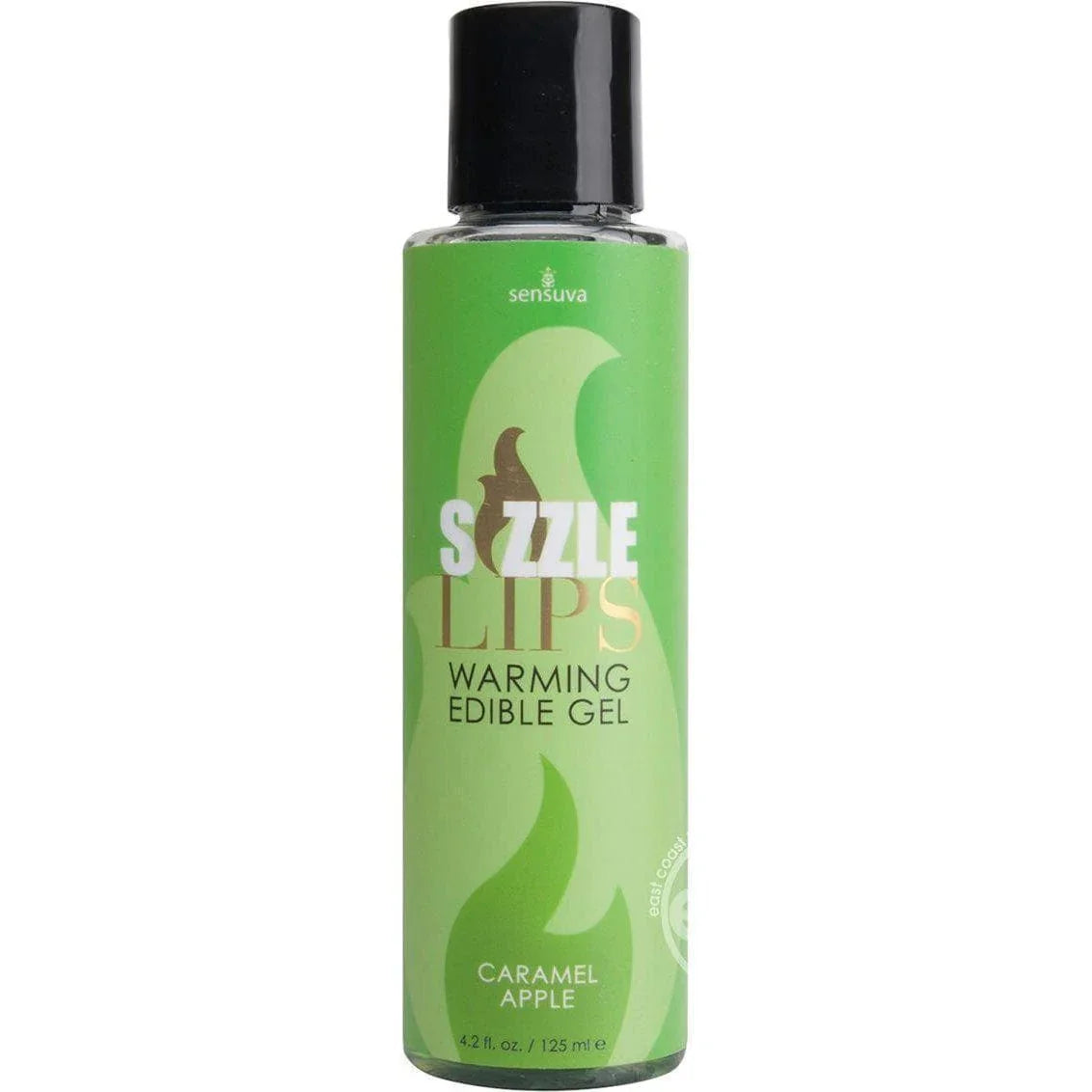 Sizzle Lips Warming Edible Gel Caramel Apple 4.2 oz - Romantic Blessings
