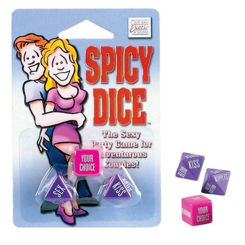 Spicy Dice Travel-Sized Adult Couple's Erotic Foreplay and Adventurous Dice Game - Romantic Blessings