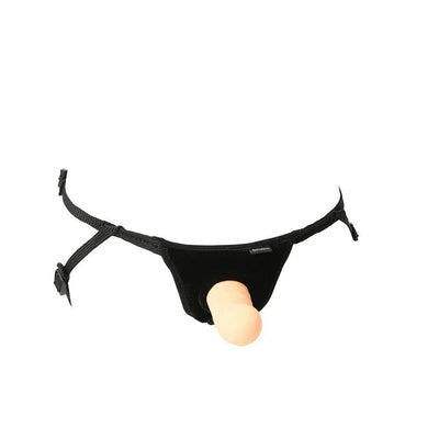 Sportsheets Everlaster Wishbone Hollow Dong with Strap-On Harness - Romantic Blessings
