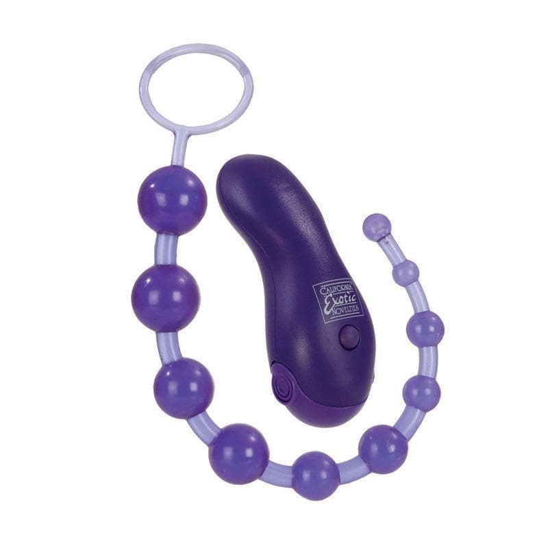 Starter Playful Lovers Kit with 2 Speed Vibrating Massager and Anal Pleasure Beads - Romantic Blessings