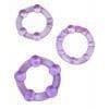 Stay Hard Beaded 3 Piece Penis Ring Erection Enhancement Set - Romantic Blessings
