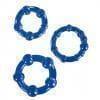 Stay Hard Beaded 3 Piece Penis Ring Erection Enhancement Set - Romantic Blessings