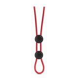 Stay Hard Silicone Double Loop Penis and Scrotum Erection Enhancement Lasso Ring - Romantic Blessings