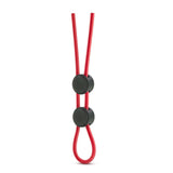 Stay Hard Silicone Double Loop Penis and Scrotum Erection Enhancement Lasso Ring - Romantic Blessings