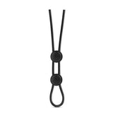 Stay Hard Silicone Double Loop Penis and Scrotum Erection Enhancement Lasso Ring - Romantic Blessings