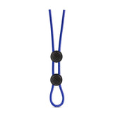 Stay Hard Silicone Double Loop Penis and Scrotum Erection Enhancement Lasso Ring - Romantic Blessings