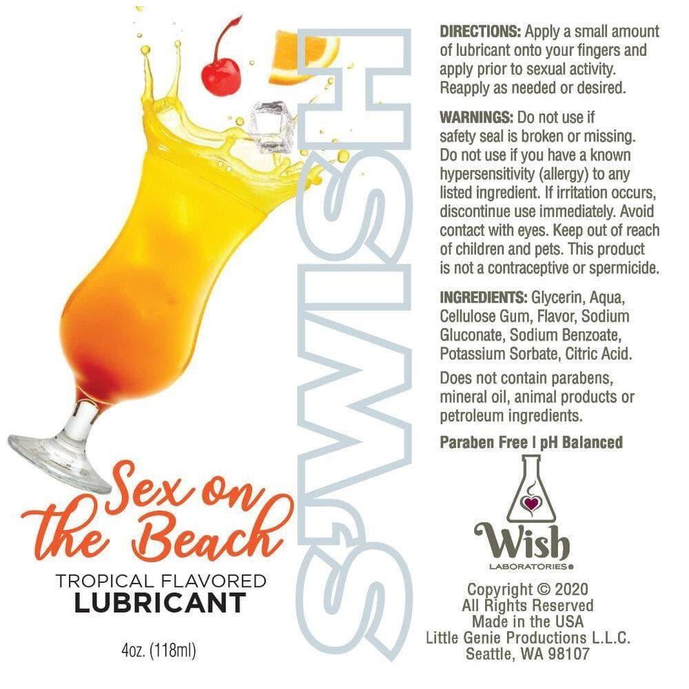 Swish Sex On The Beach Water Based Flavored Lubricant Tropical - Romantic Blessings