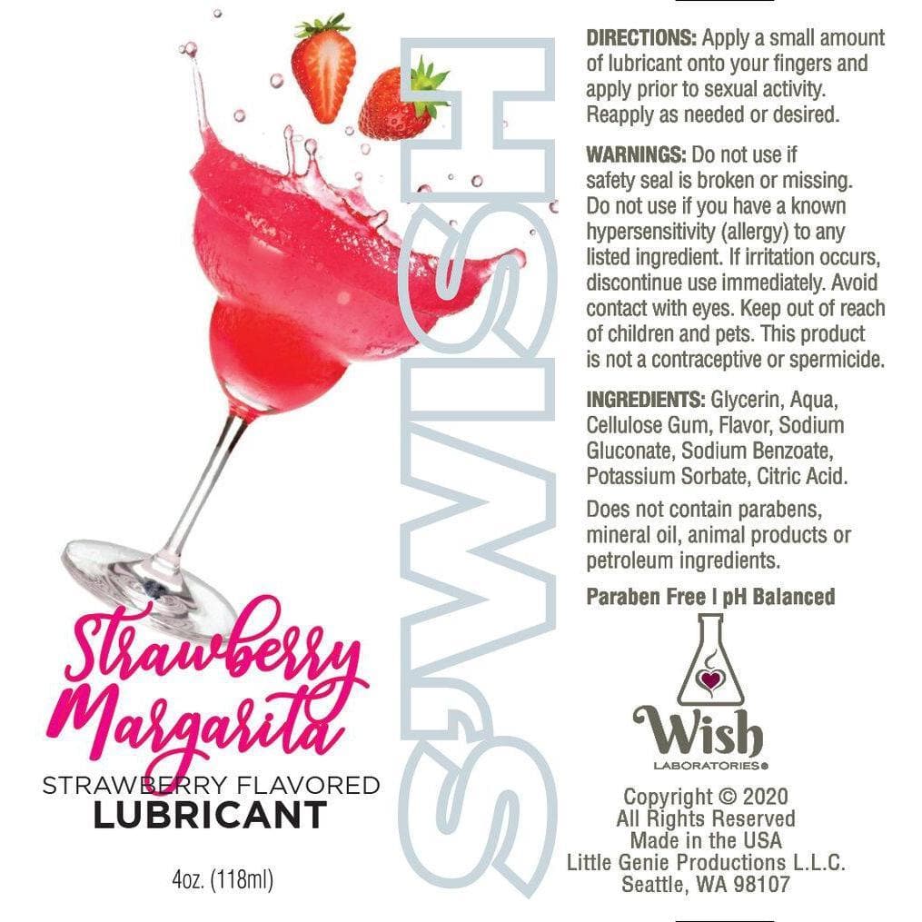 Swish Strawberry Margarita Water Based Flavored Lubricant - Romantic Blessings