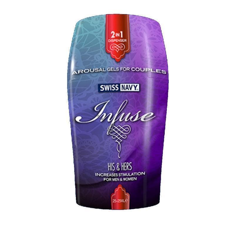 Swiss Navy Infuse 2-N-1 Arousal Gels for Couples Premium Lubricant - Romantic Blessings