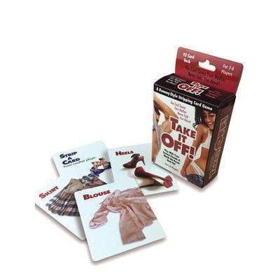 Take It Off Stripping Rummy Couples Foreplay Card Game - Romantic Blessings