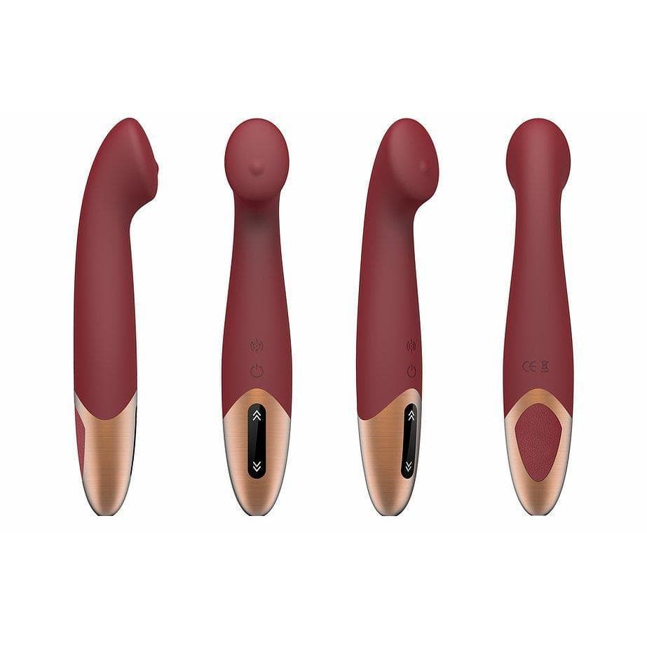 Tethys Touch Panel G-Spot Multi Function Vibrator with Rolling Beads - Romantic Blessings