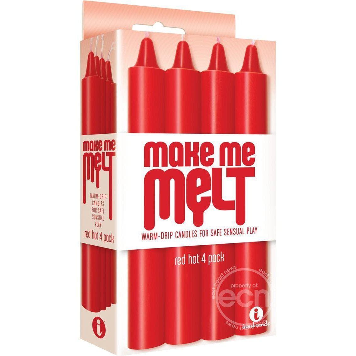 The 9's - Make Me Melt Warm-Drip Candles 4 Pack - Romantic Blessings