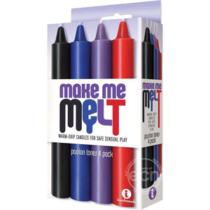 The 9's - Make Me Melt Warm-Drip Candles 4 Pack - Romantic Blessings