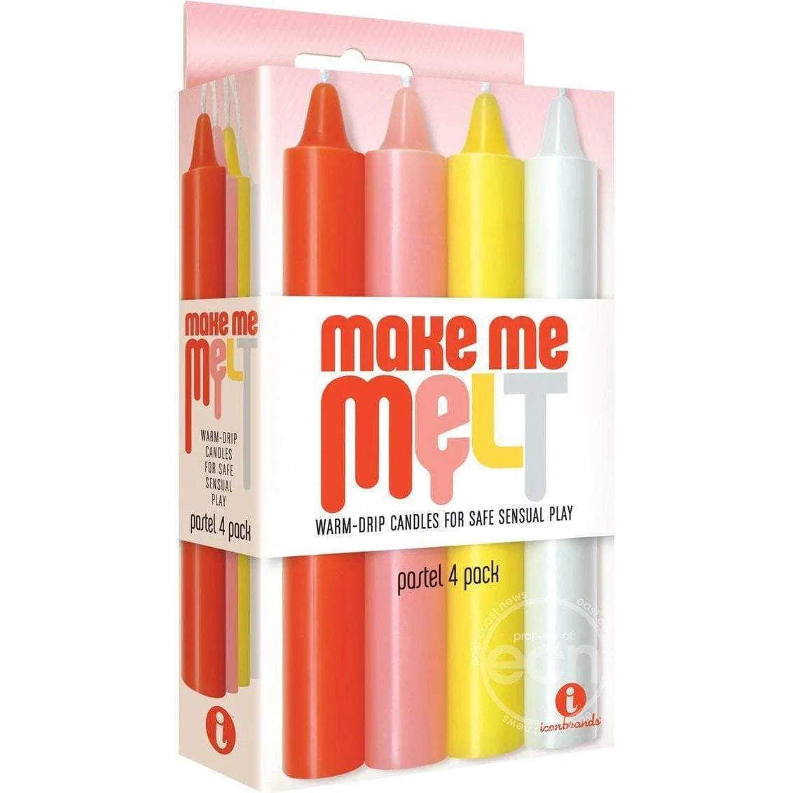 The 9's - Make Me Melt Warm-Drip Candles 4 Pack - Romantic Blessings