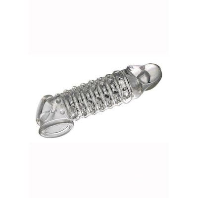 The 9's Toppers Open Ended Ribbed and Nubbed Penis Extender - Romantic Blessings