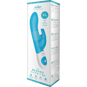 The Beaded Multi Function Rabbit XL USB Rechargeable Silicone Vibrator Splashproof - Romantic Blessings