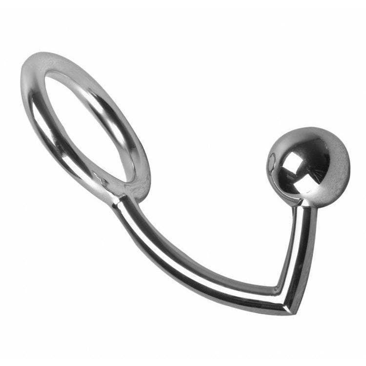 The Manus Intruder Penis Ring And Anal Ball Prostate Stimulation Hitch Metal - Romantic Blessings