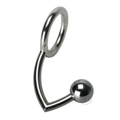 The Manus Intruder Penis Ring And Anal Ball Prostate Stimulation Hitch Metal - Romantic Blessings