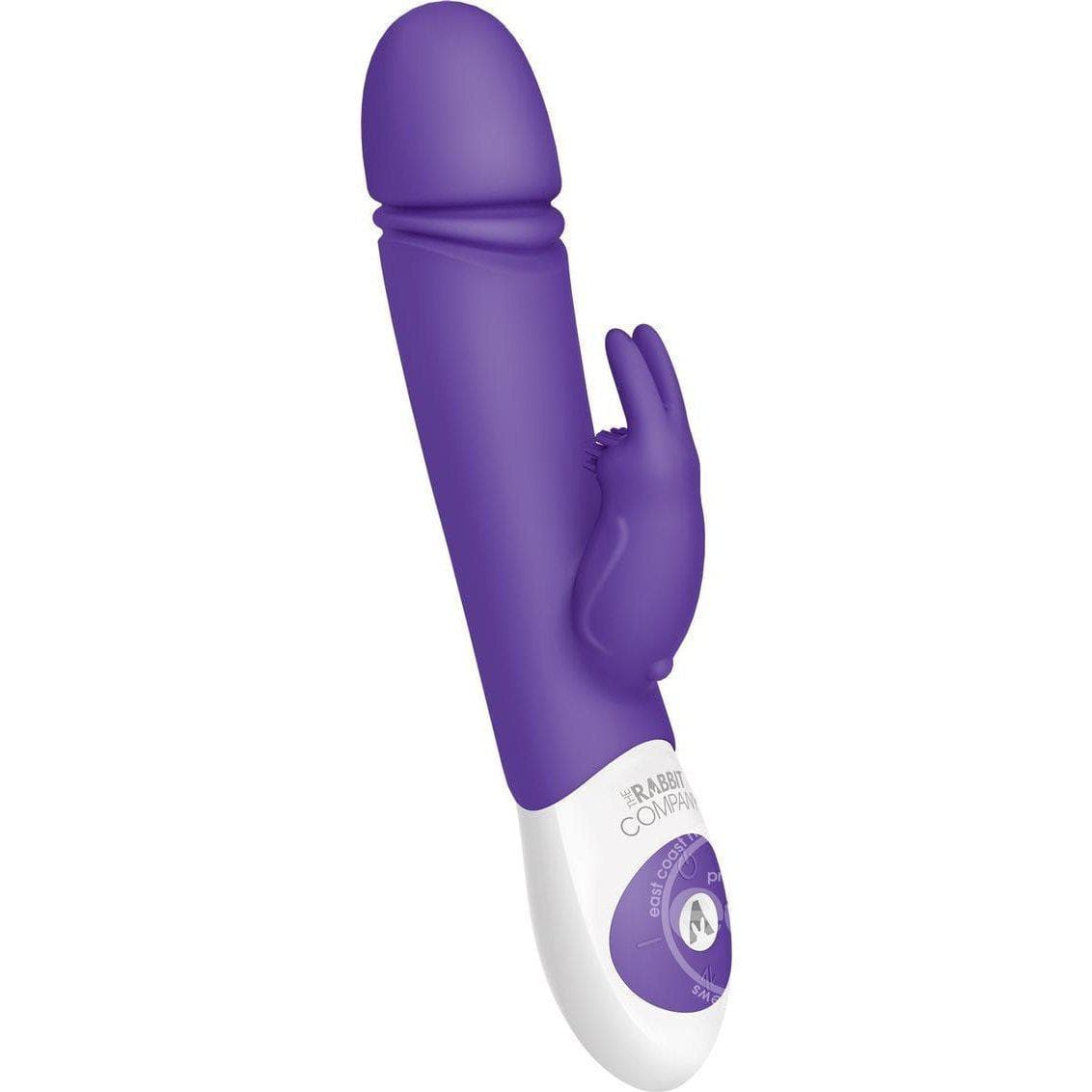 The Thrusting Rabbit USB Rechargeable Clitoral Stimulation Silicone Vibrator Splashproof - Romantic Blessings